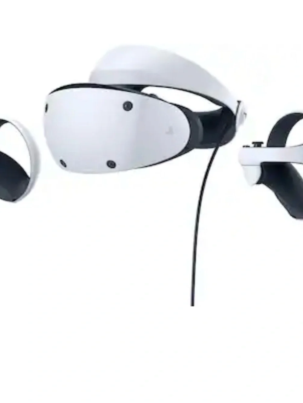 Wireless VR Headset with Dual Controllers - Black & White